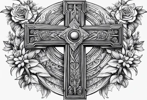 Caldabolg and cross tattoo idea