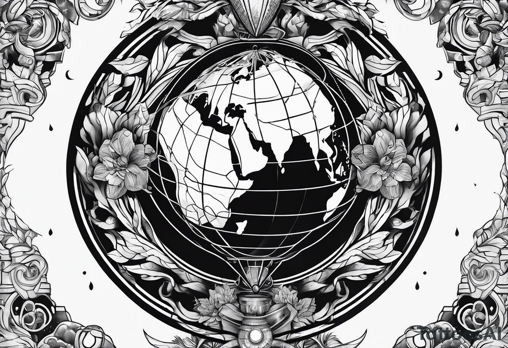 atlas holding world up tattoo idea