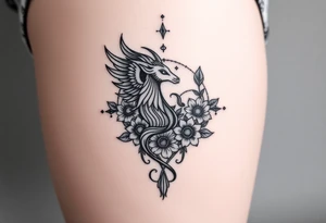 Tarot,the lovers,zodiac,Taurus,Sagittarius,witchy,Norse,viking,Lillie's,roses,sunflowers tattoo idea