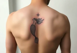 Realistic tattoo on forearm of a mermaid tattoo idea