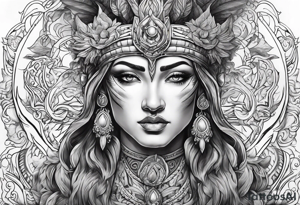 mythological gods tattoo idea