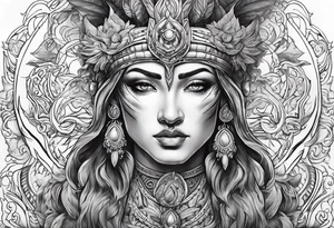mythological gods tattoo idea