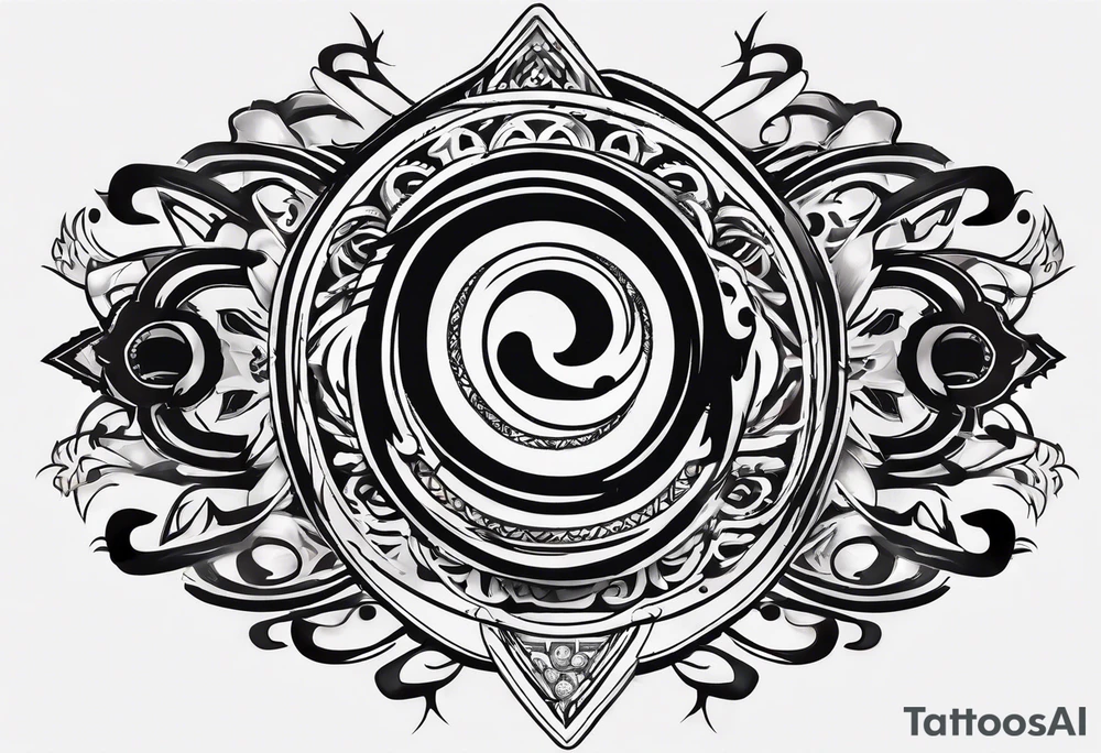 naruto headband with an R in the middle tattoo idea