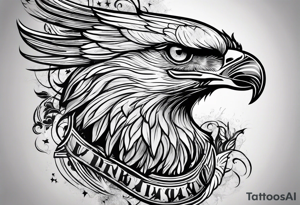 independence, freedom, courage, american tattoo idea