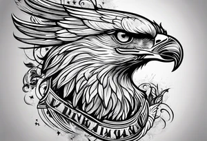 independence, freedom, courage, american tattoo idea