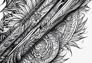 Spear tattoo idea