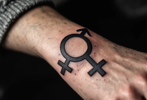 Transgender symbol tattoo tattoo idea