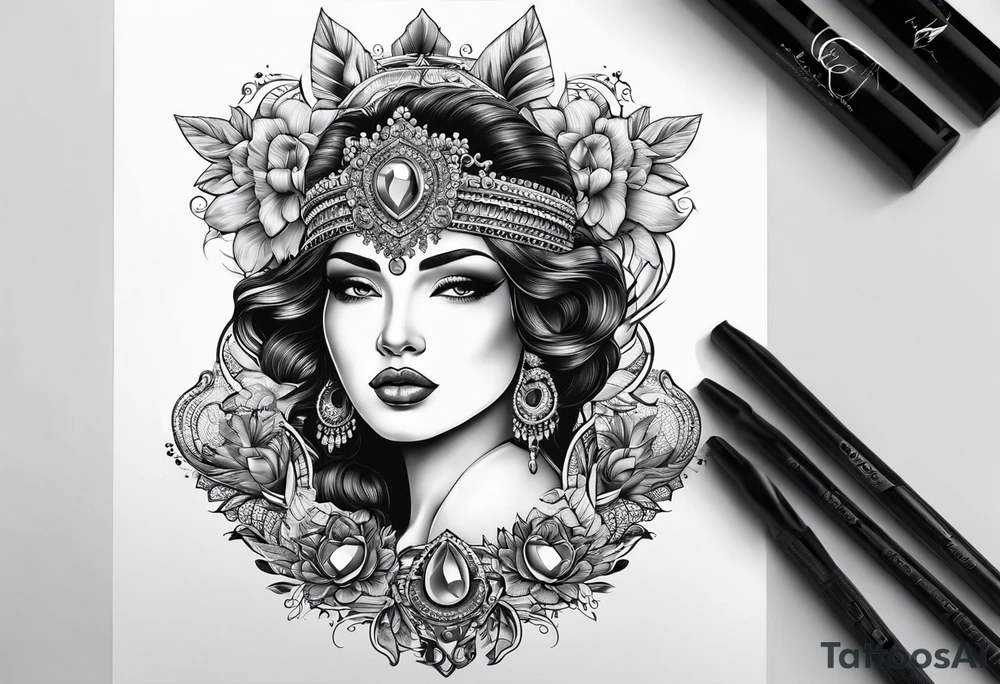 caboclo de lança tattoo idea