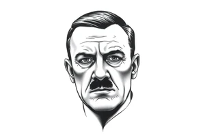 adolf hitler tattoo idea