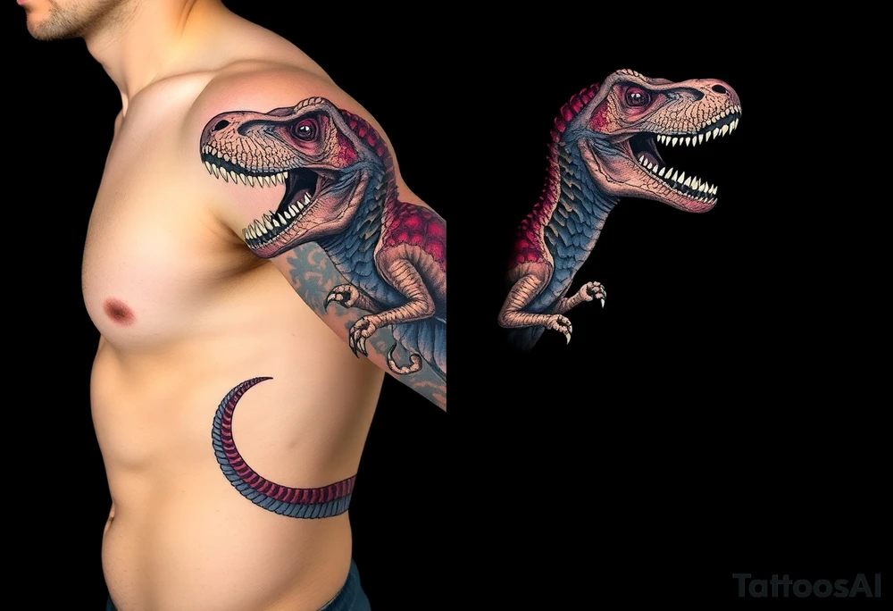 dinosaur tattoo idea