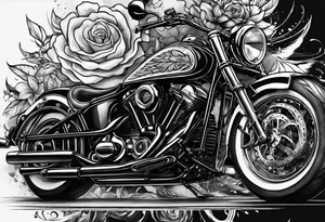Wrld with 999 and death race for love tattoo idea