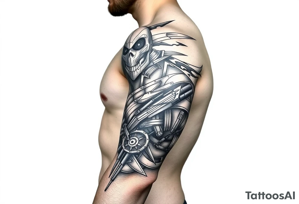 call of duty simon ghost riley tattoo idea