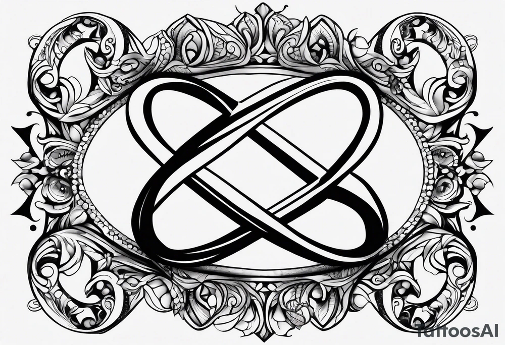 Infinity symbol tattoo idea