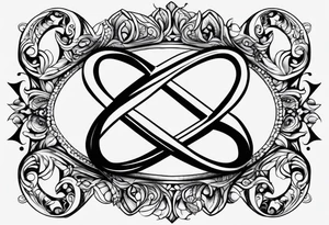 Infinity symbol tattoo idea