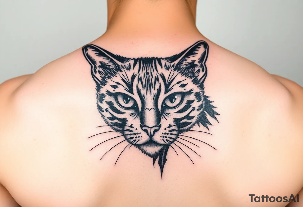 Black Cat tattoo idea