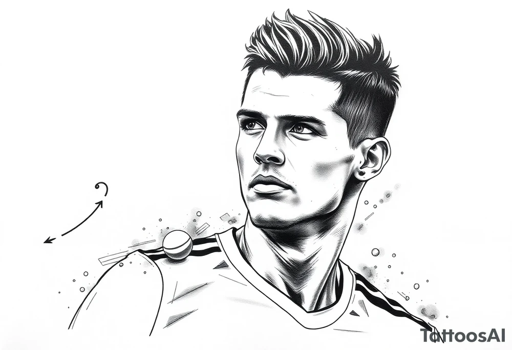 Cristiano Ronaldo tattoo idea