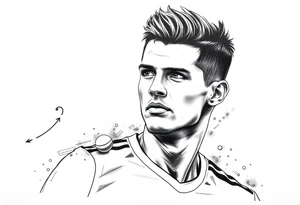 Cristiano Ronaldo tattoo idea