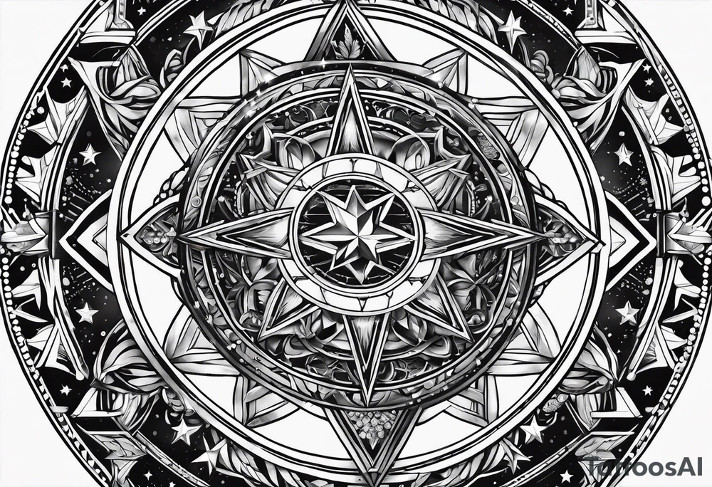 star tarot tattoo idea
