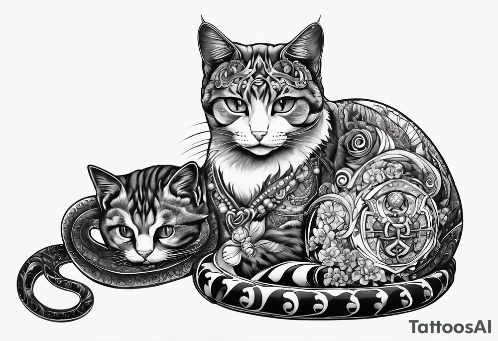 prayerbeads, cat, tattoo idea