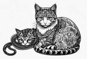 prayerbeads, cat, tattoo idea