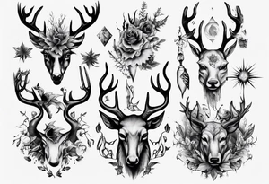 Hirsch tattoo idea