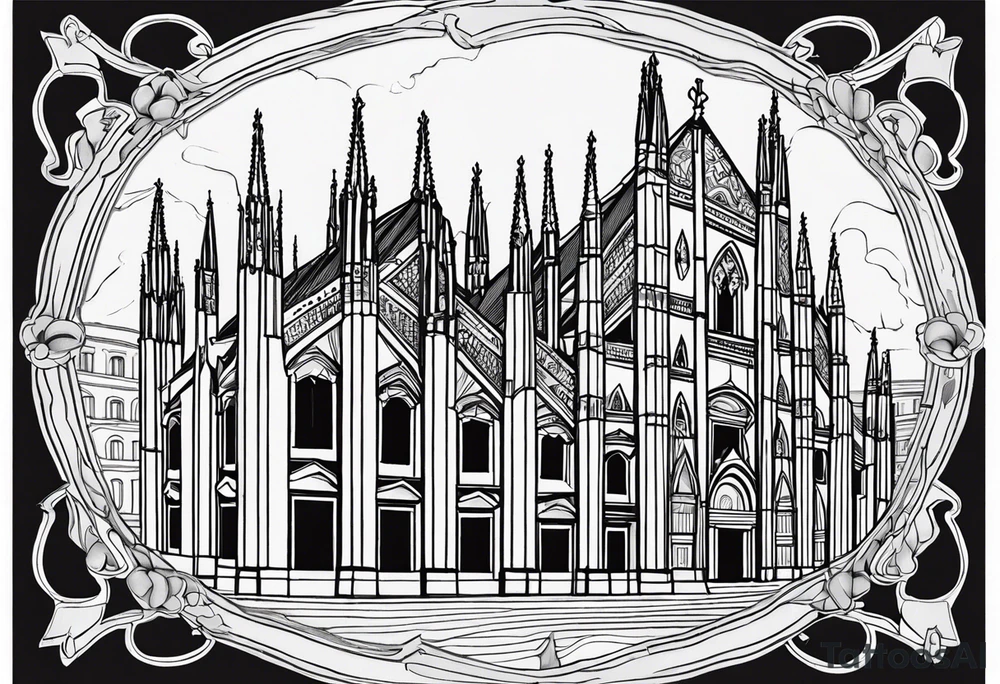 duomo of milano tattoo idea