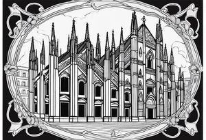 duomo of milano tattoo idea