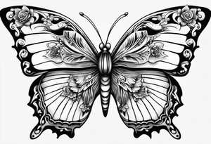butterfly tattoo idea