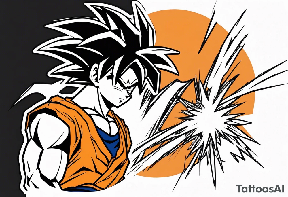 Son goku tattoo idea