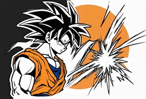 Son goku tattoo idea