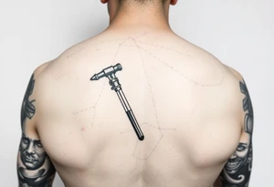 Music, sports, African culture half sleeve tattoo idea