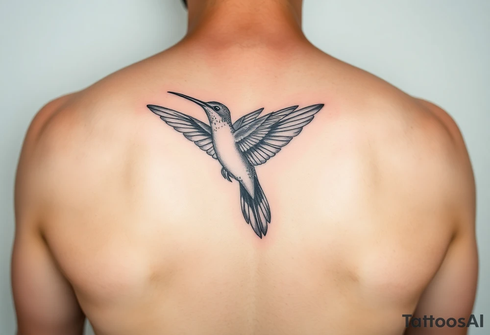Humming bird tattoo idea