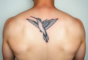 Humming bird tattoo idea