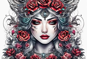 stitching together a wound tattoo idea