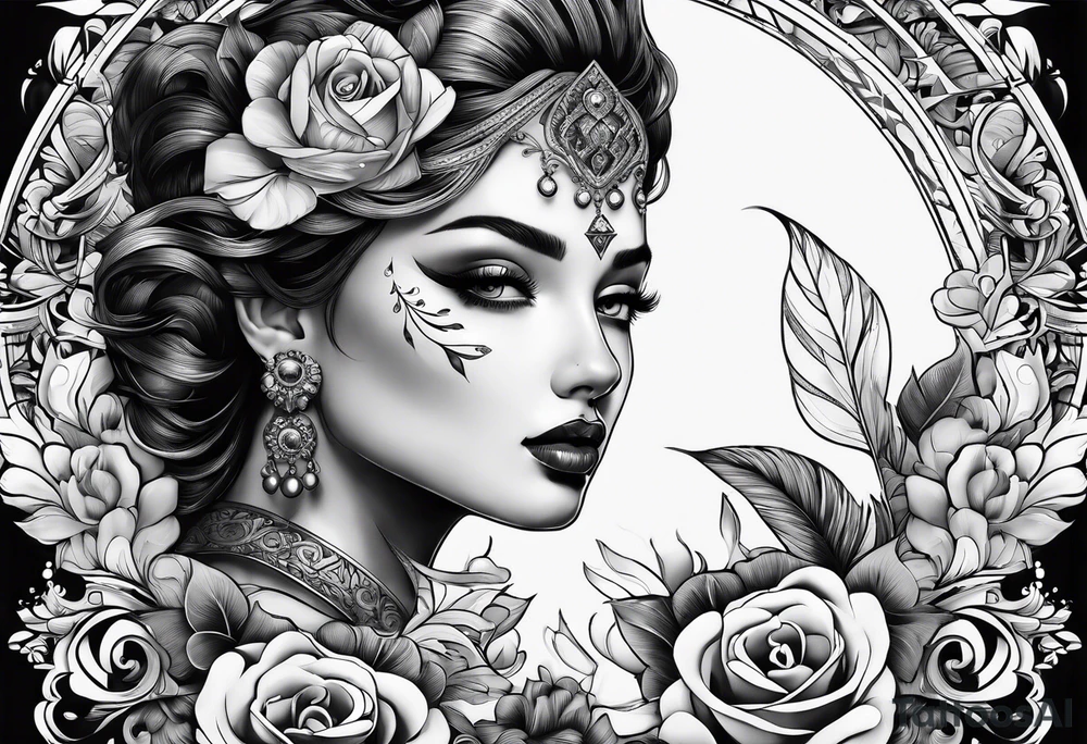 in the shadow of your heart tattoo idea