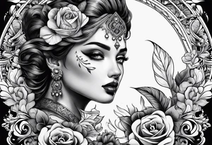 in the shadow of your heart tattoo idea