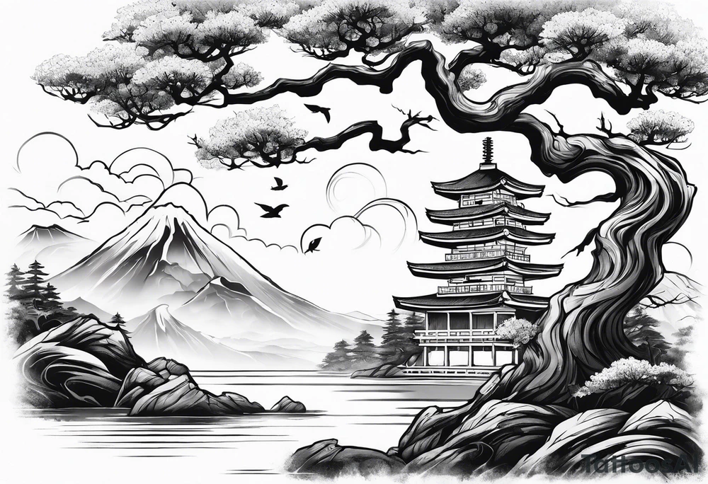 bonsai tattoo idea