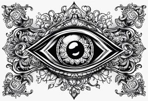 Third eye tattoo idea