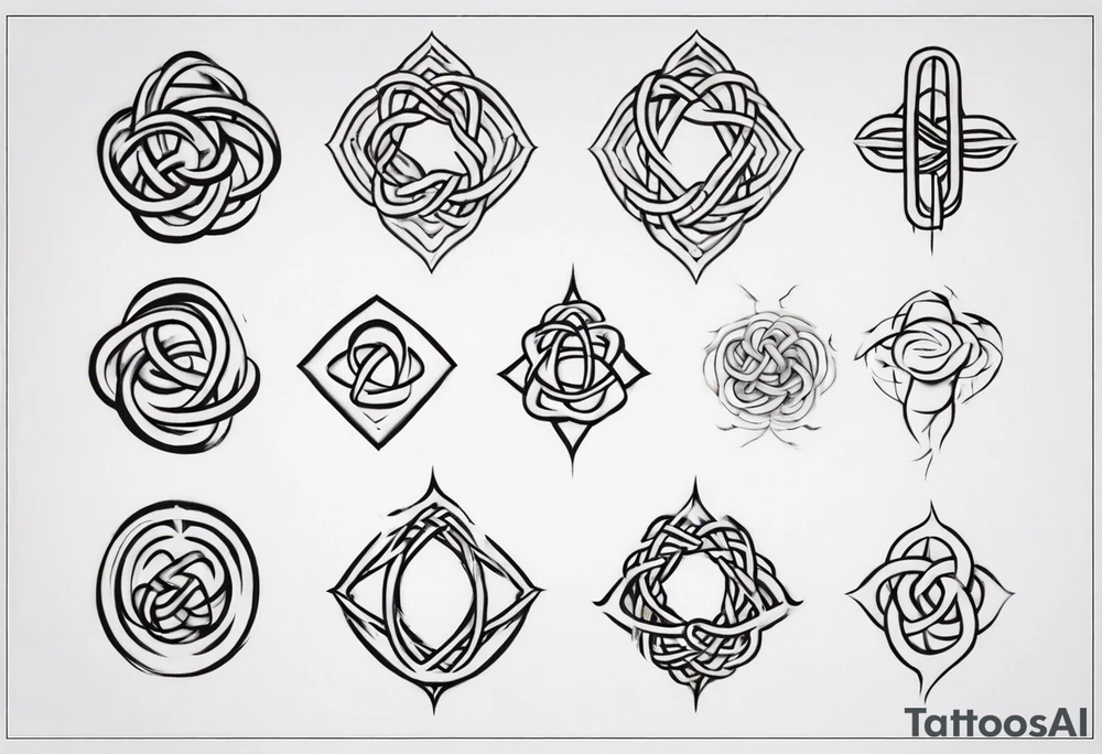 Prime knot 6,1 but very simple and clean tattoo idea