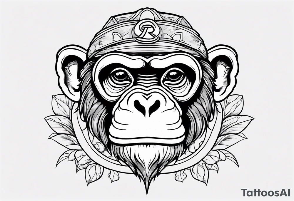 rich.  monkey tattoo idea