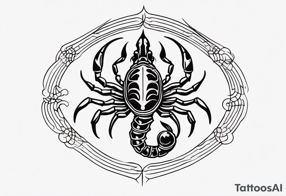 scorpio tattoo idea