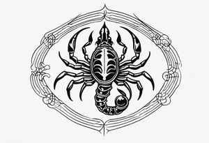 scorpio tattoo idea