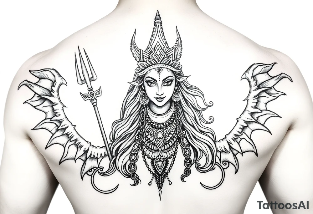 Lord Shiva, Godess Kali, Godess Lilith tattoo idea