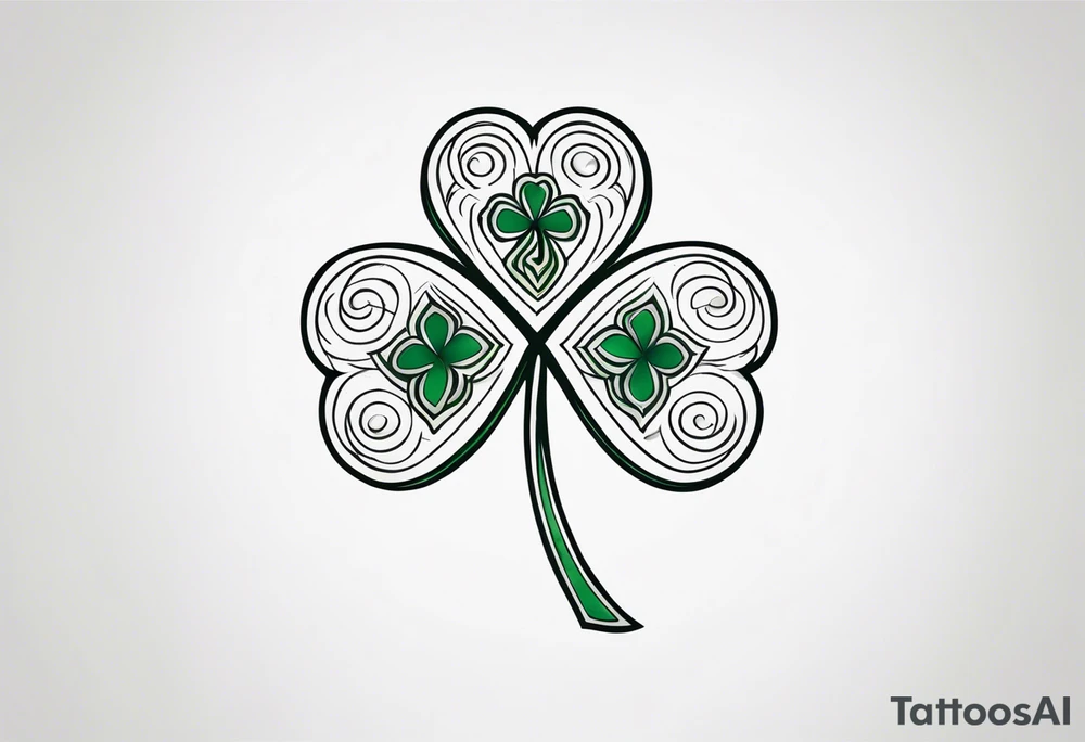 Shamrock tattoo idea