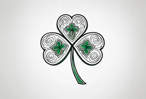 Shamrock tattoo idea