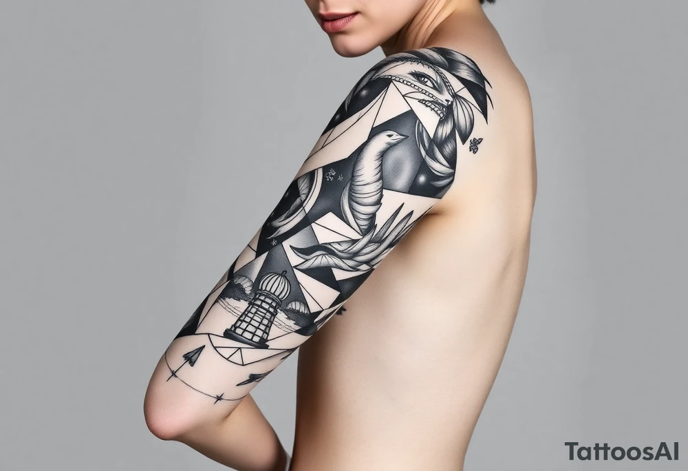 patchwork tattoo design different images tattoo idea