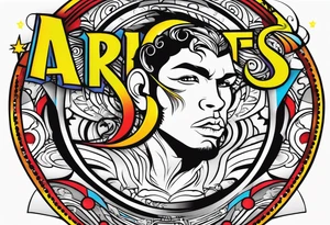 Aries Man, recovering addict, powerful, protected, chosen 1, Baltimore city, my wife’s name Naomi, tattoo idea