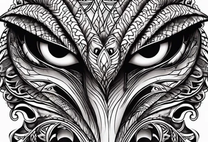 Copperhead eyes left and right tattoo idea