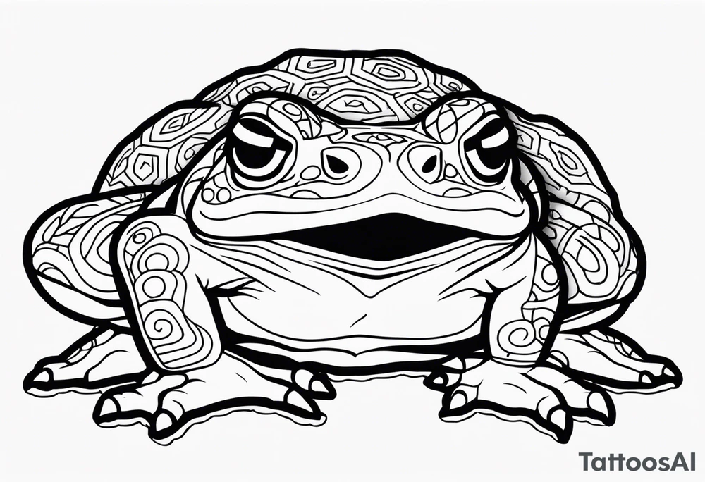 Jiraiya Naruto Gamakichi toad tattoo idea