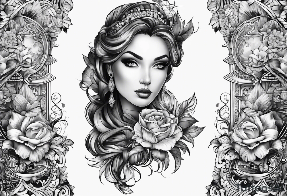 Full sleeve tattoo idea